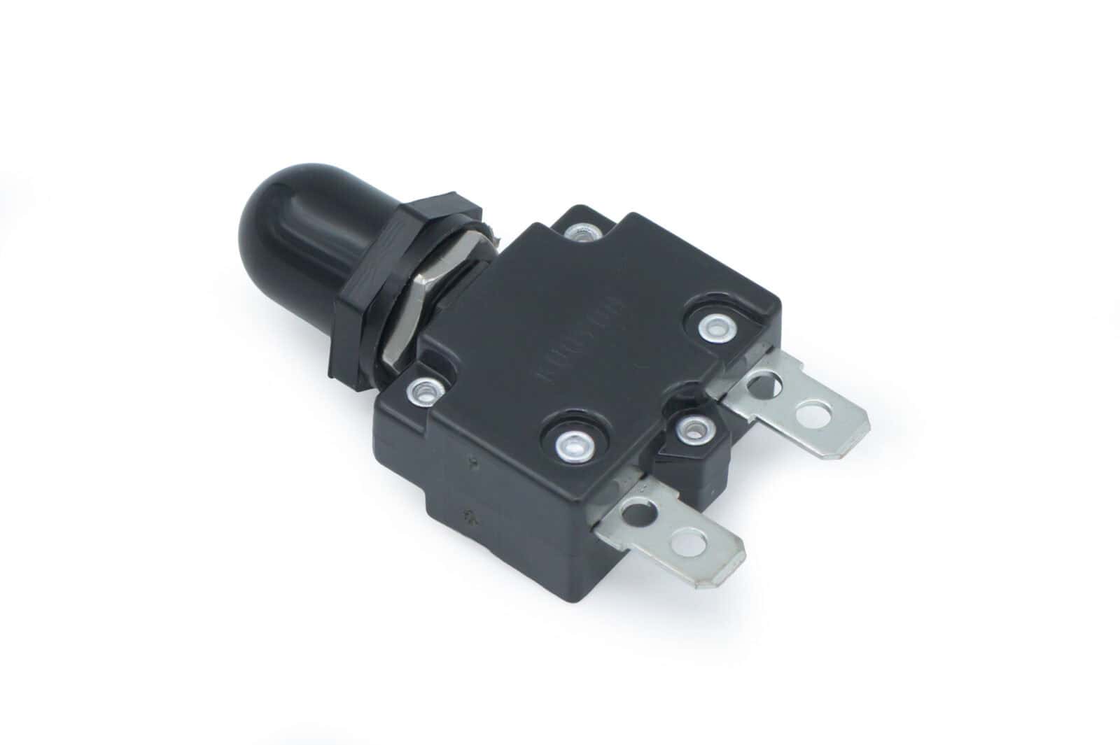 10 Amp circuit breaker for electrical safety and protection.