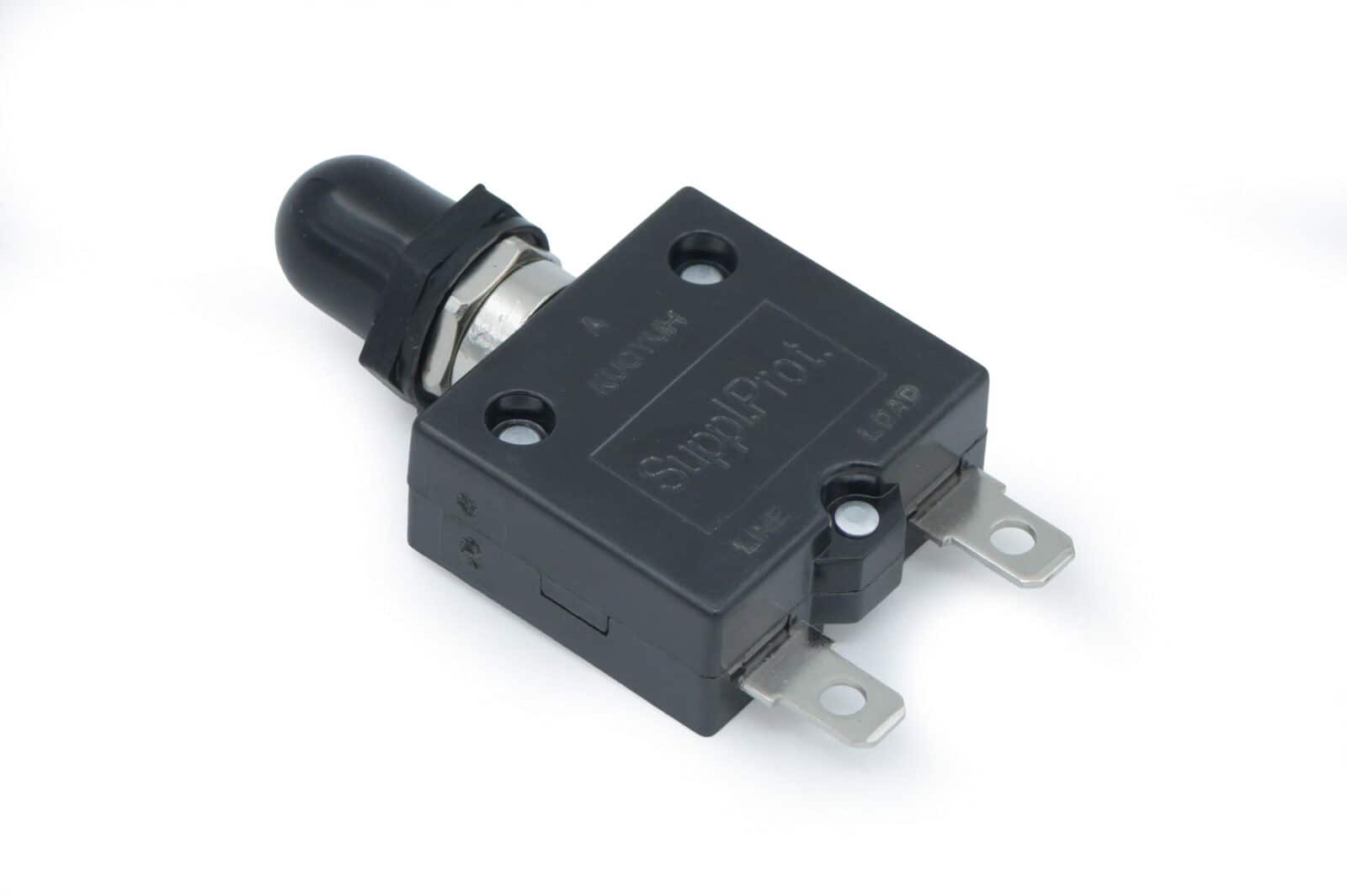 40 Amp circuit breaker for electrical protection and safety.
