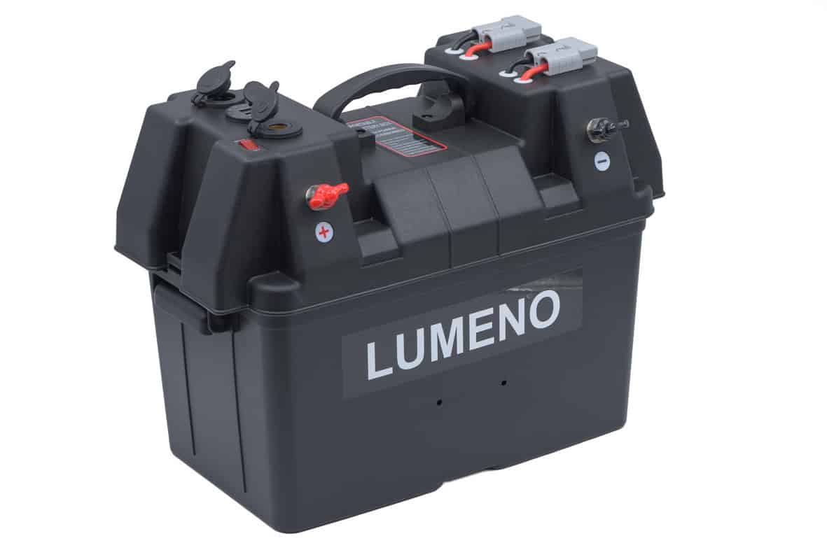 LUMENO battery box for solar energy storage and backup power.
