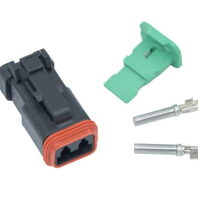 Deutsch Connector 2 Pin Female for LED lighting connections.
