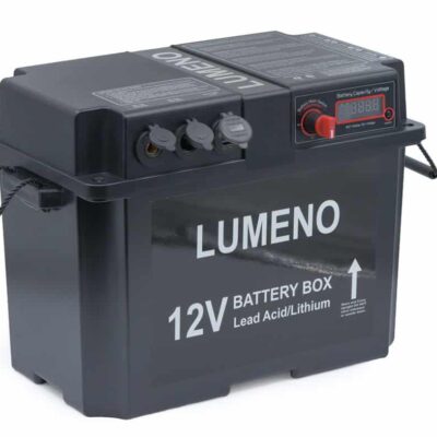 LUMENO 12V battery box for reliable energy storage solutions.