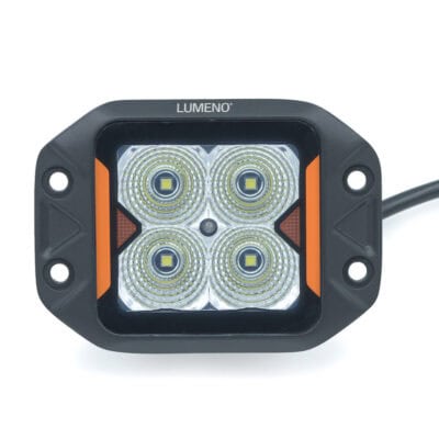 LUMENO 20W bumper light with indicator for vehicles, LED illumination.